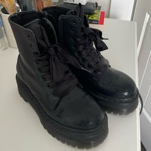 VEGAN JADON II MONO PLATFORM BOOTS Size 6